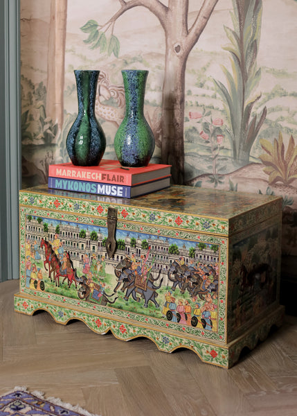 Hand Painted Trunk