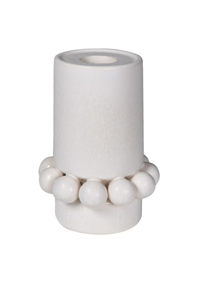 White Bobble Candleholder