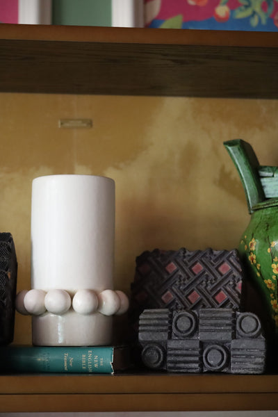 White Bobble Candleholder