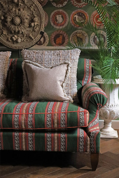 Woven Fringe Cushion